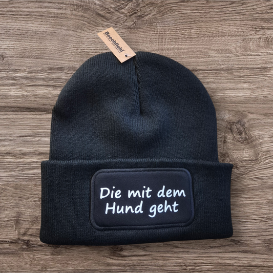 Mütze Die mit dem Hund geht