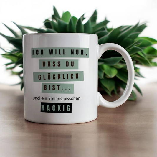 Tasse Glücklich